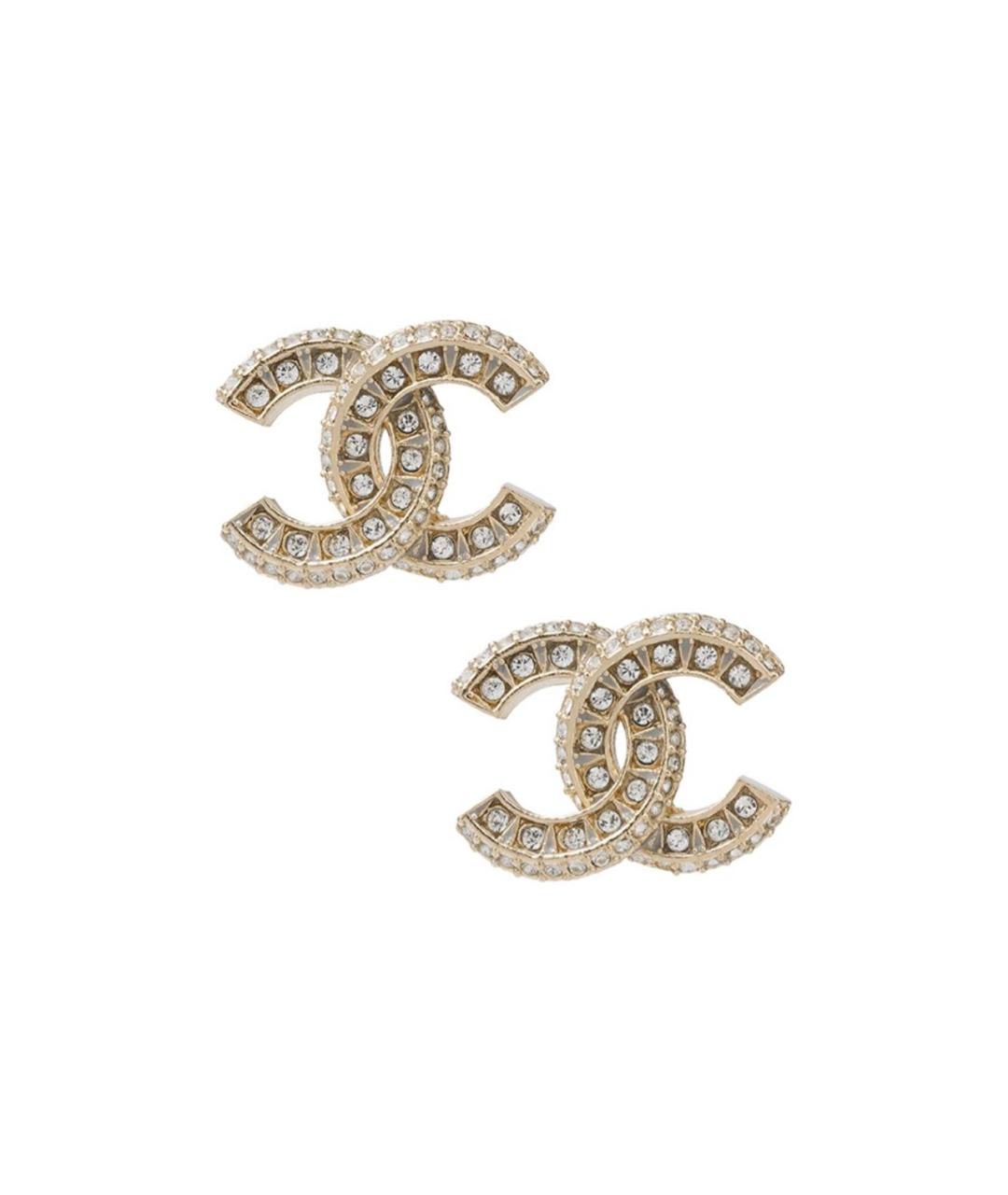 CHANEL Золотые серьги, фото 1