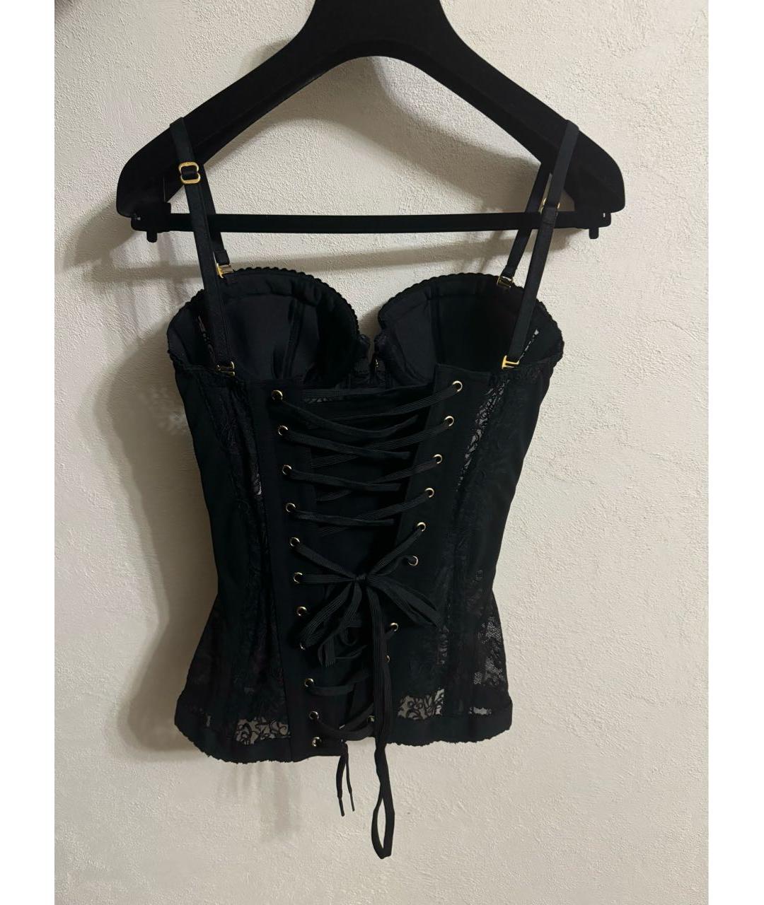 AGENT PROVOCATEUR Черный кружевной корсет, фото 2