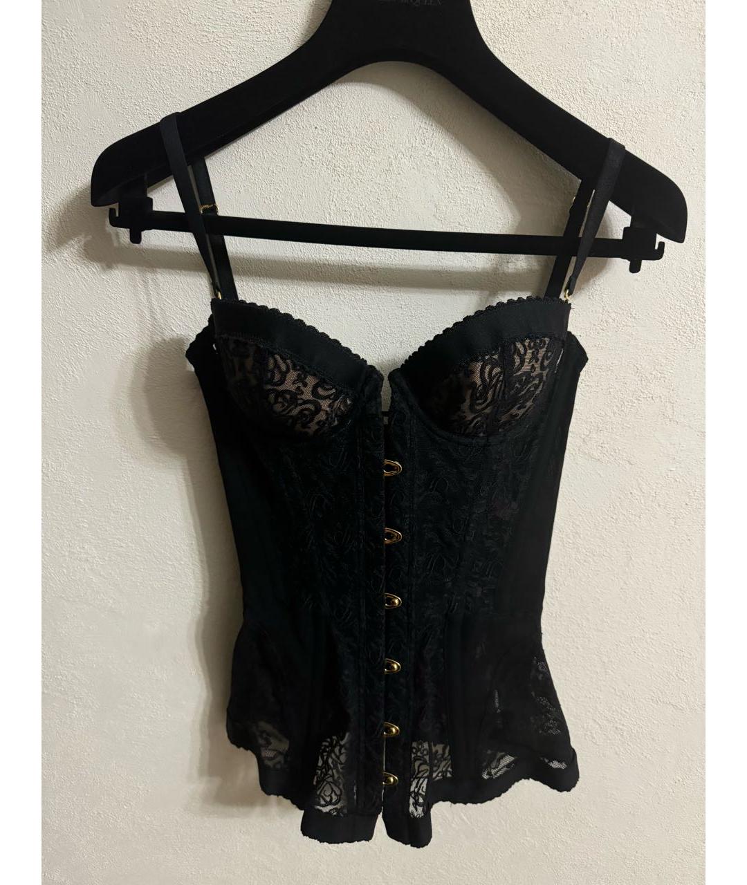 AGENT PROVOCATEUR Черный кружевной корсет, фото 7