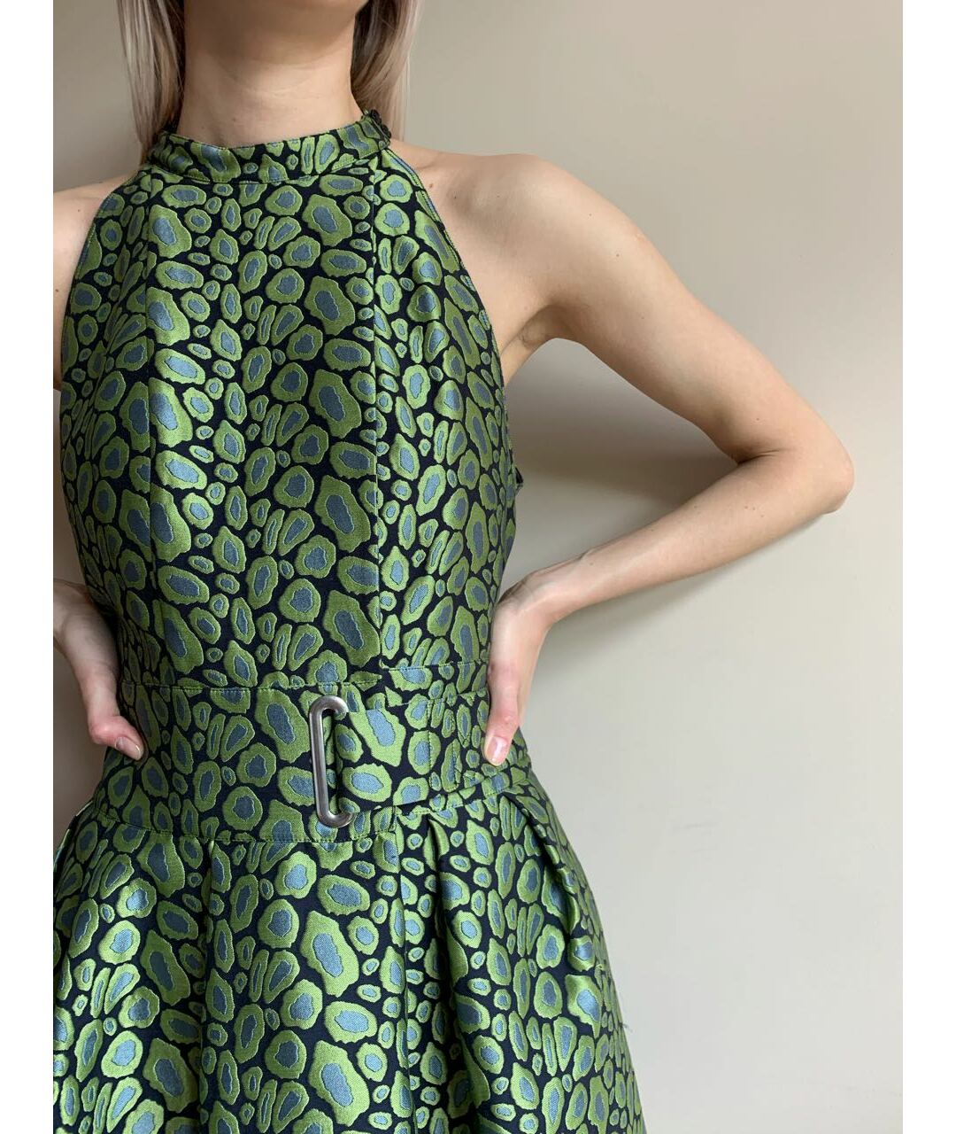 KENZO Зеленые платье, фото 4