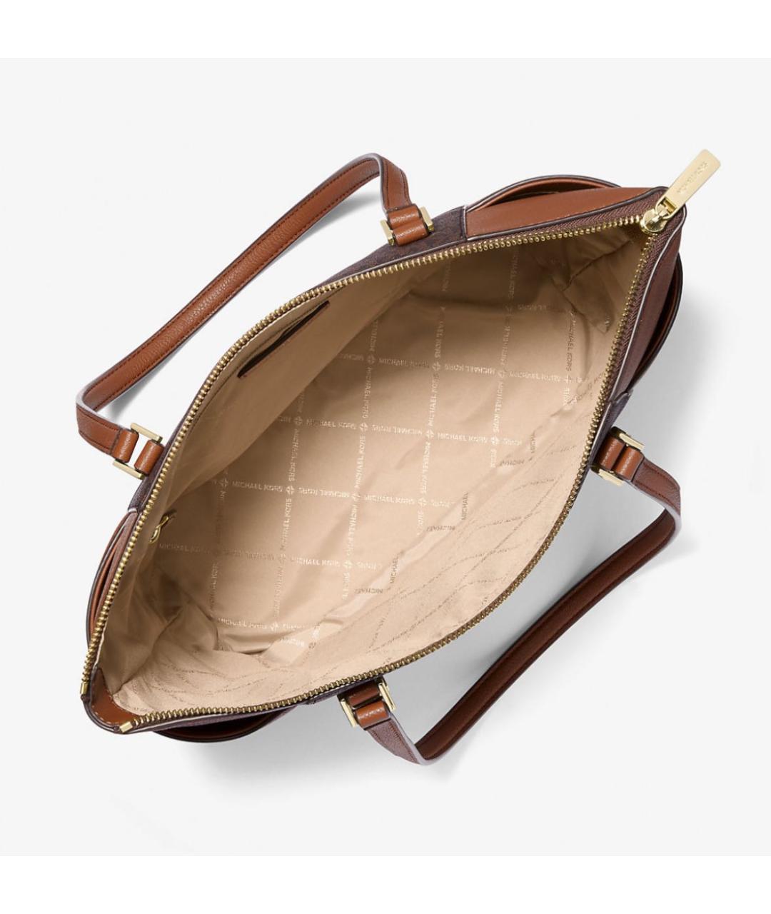 MICHAEL KORS Коричневая сумка тоут, фото 4