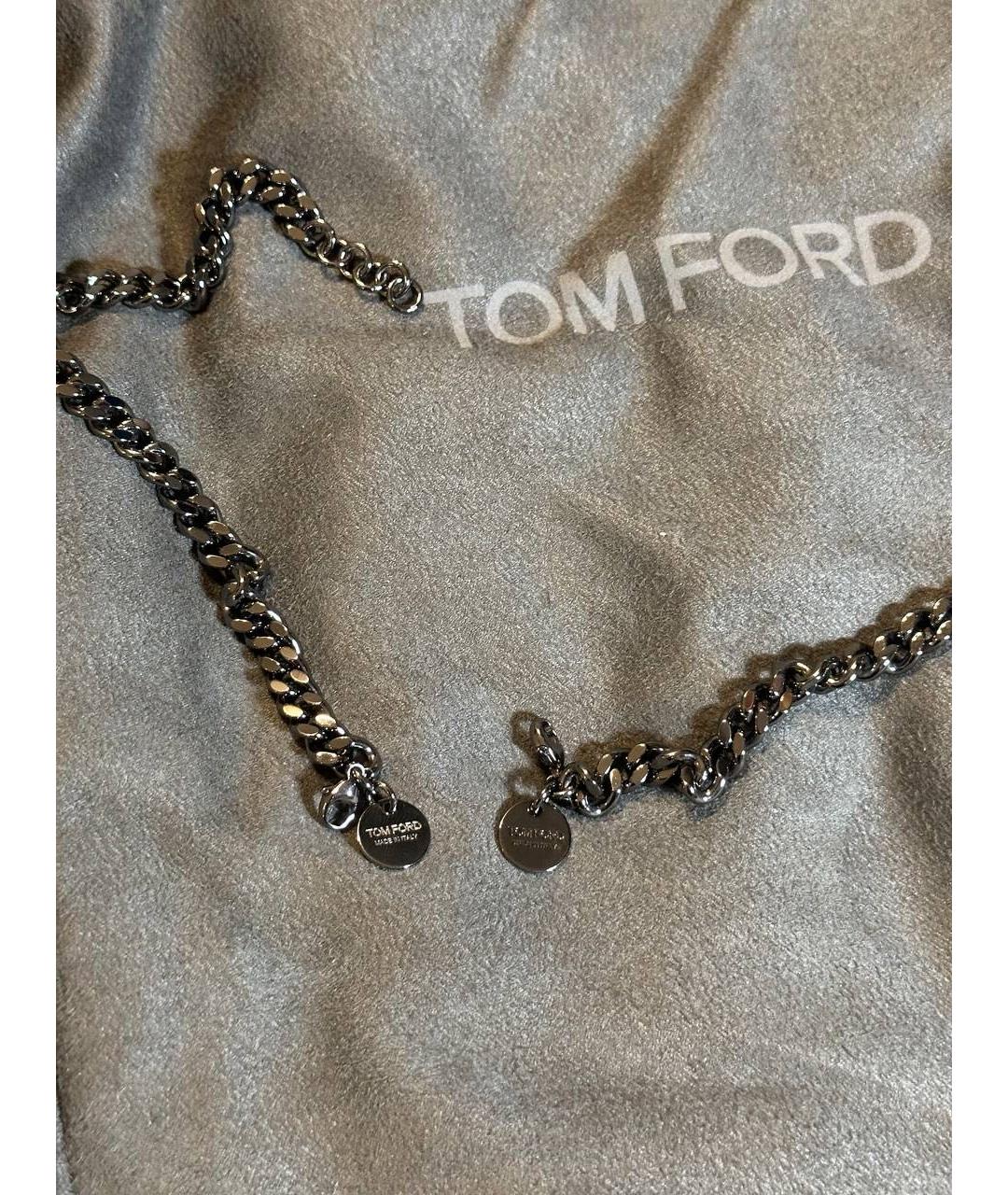 TOM FORD Черные кожаные туфли, фото 7