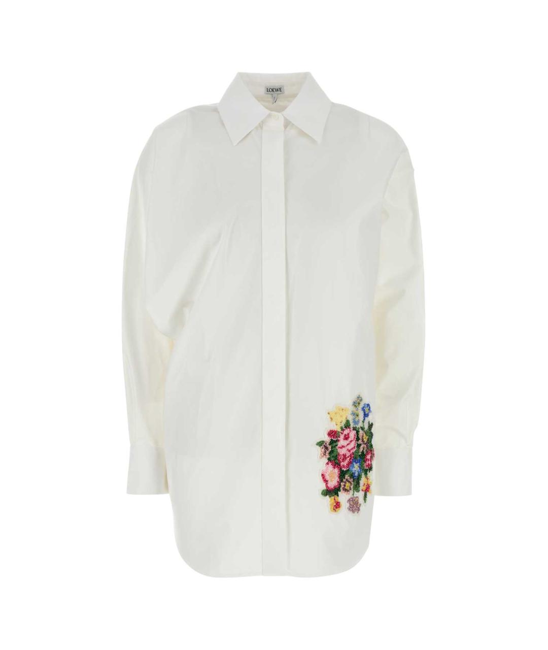 LOEWE Белая хлопковая рубашка, фото 1
