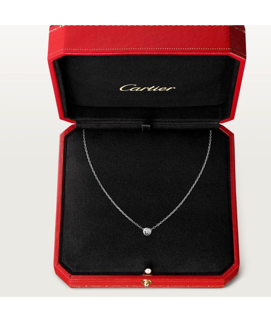 CARTIER Колье из белого золота, фото 6