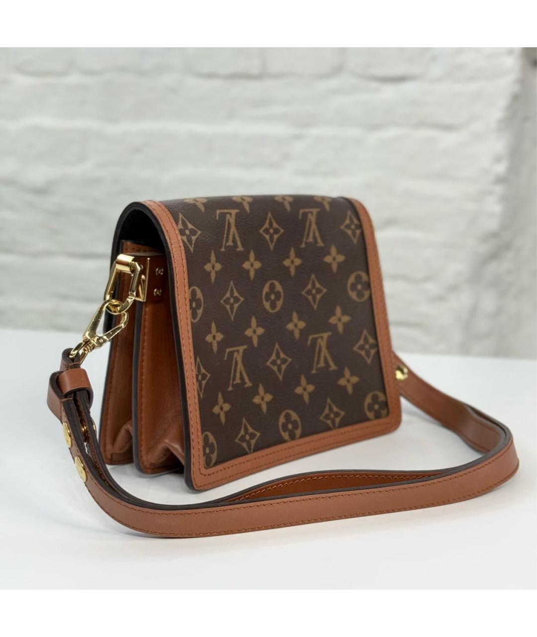 LOUIS VUITTON Коричневая сумка через плечо, фото 3