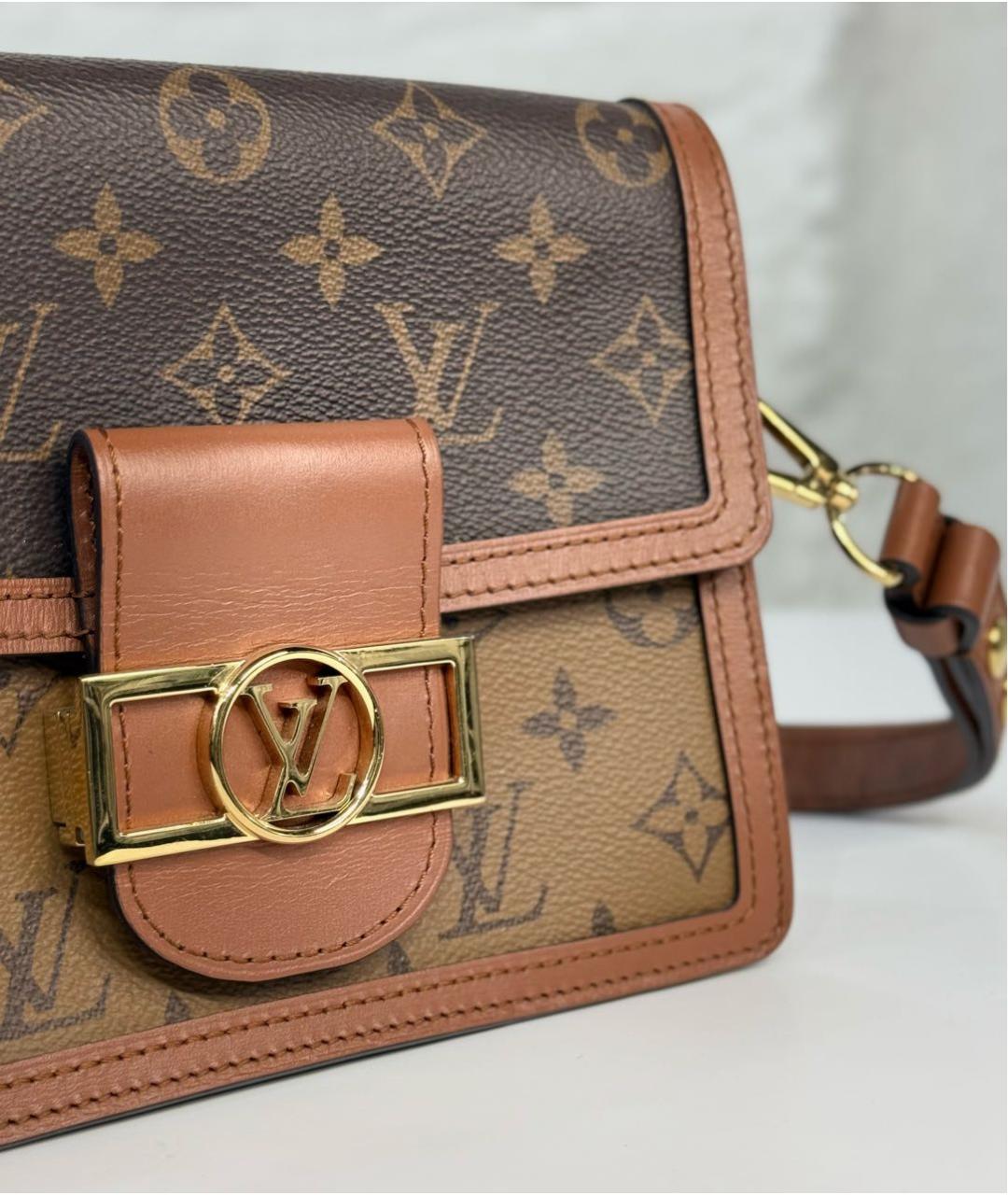 LOUIS VUITTON Коричневая сумка через плечо, фото 6