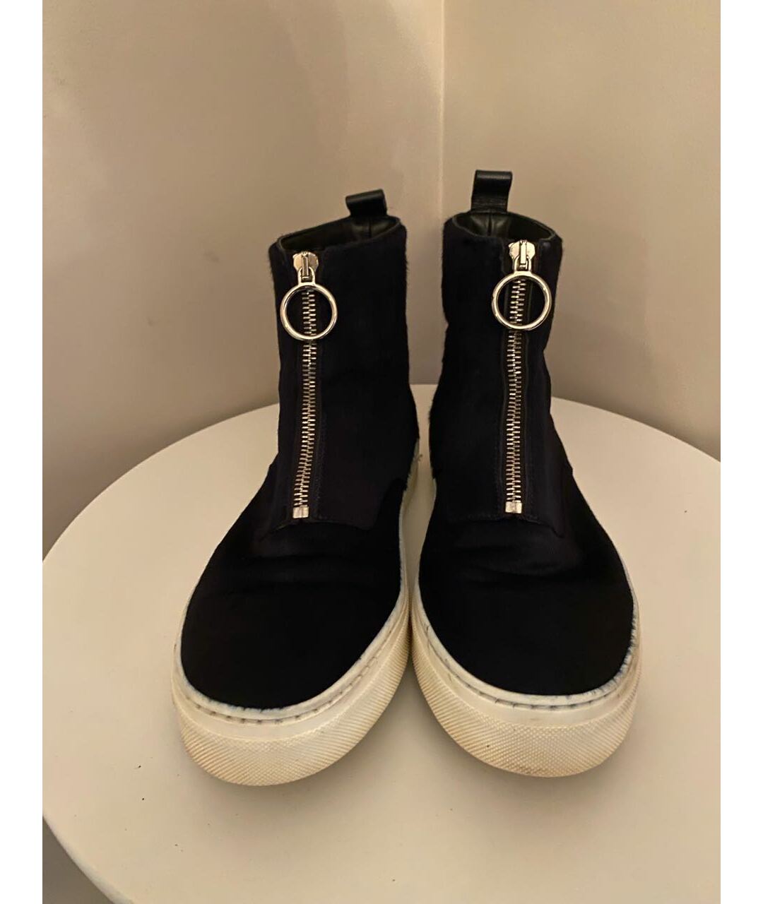 CELINE Темно-синие ботинки из экзотической кожи, фото 2