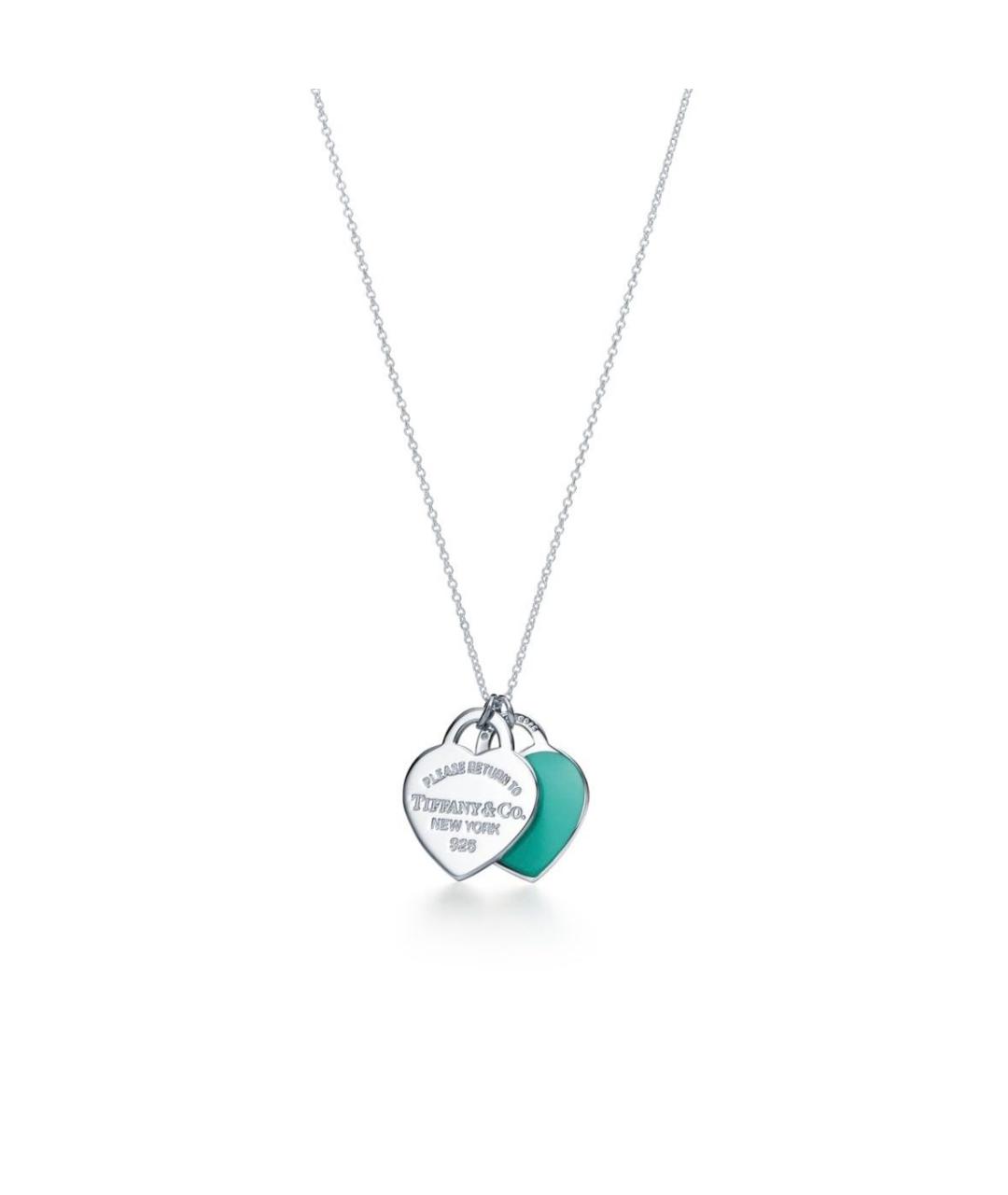 TIFFANY&CO Бирюзовое серебряное колье, фото 1