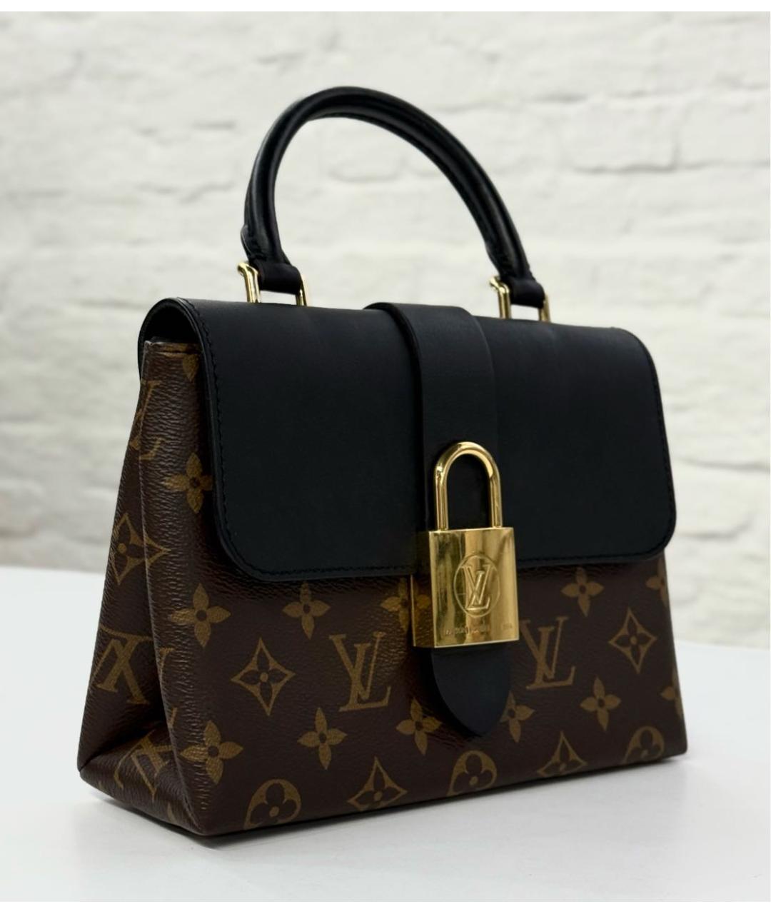 LOUIS VUITTON Черная сумка с короткими ручками, фото 8