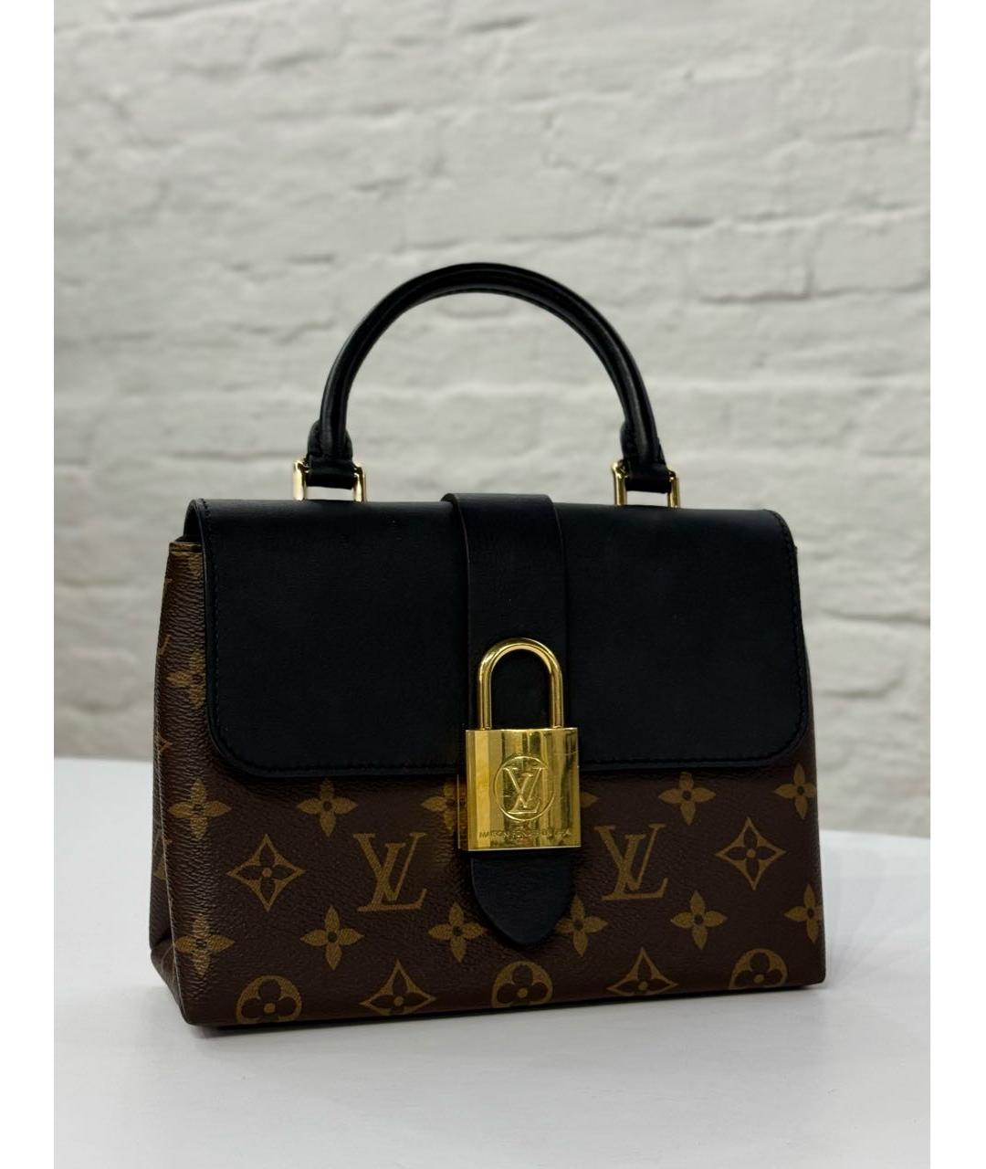 LOUIS VUITTON Черная сумка с короткими ручками, фото 9