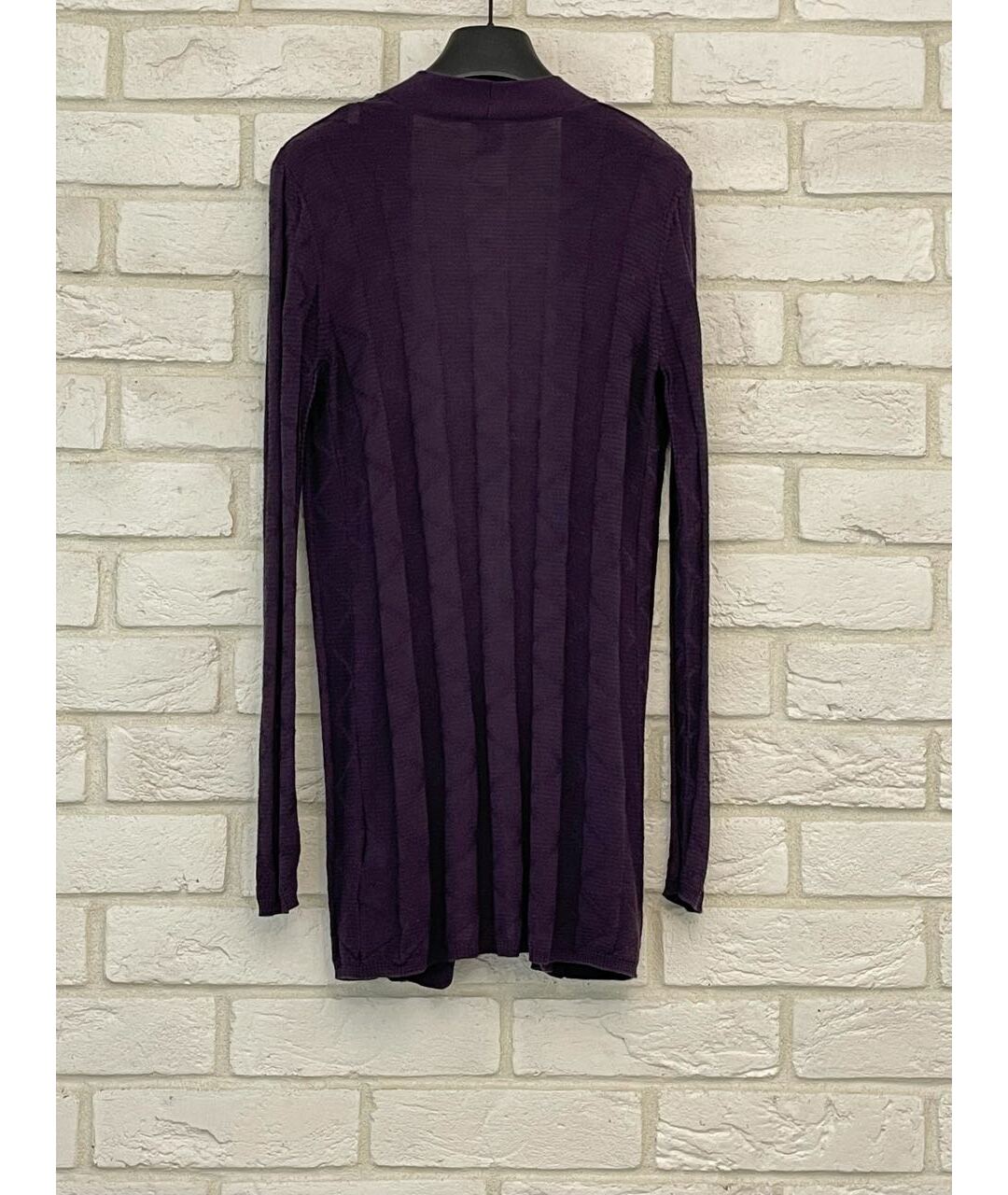 M MISSONI Фиолетовый шерстяной кардиган, фото 6