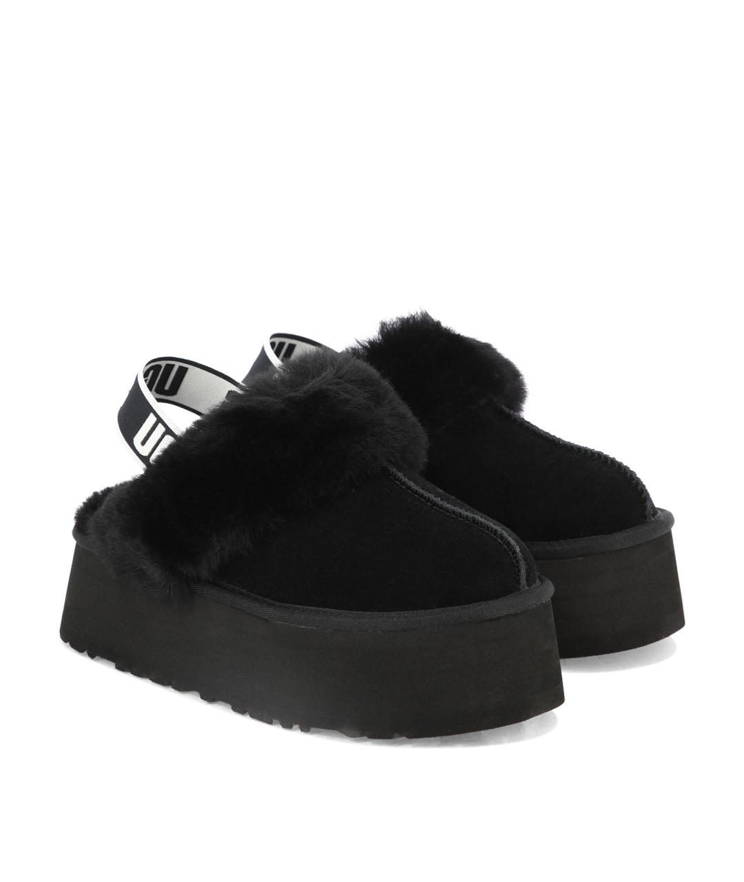 UGG AUSTRALIA Черные замшевые мюли, фото 2