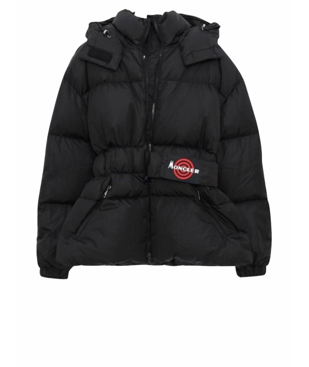 MONCLER Черный пуховик, фото 1