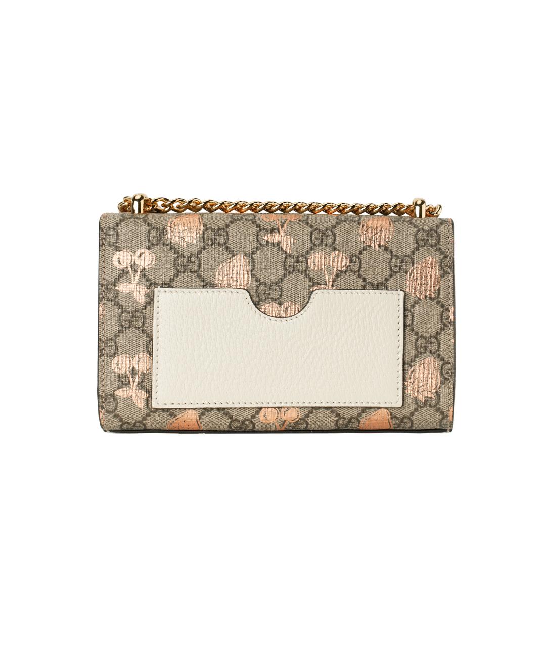 GUCCI Бежевая тканевая сумка через плечо, фото 5