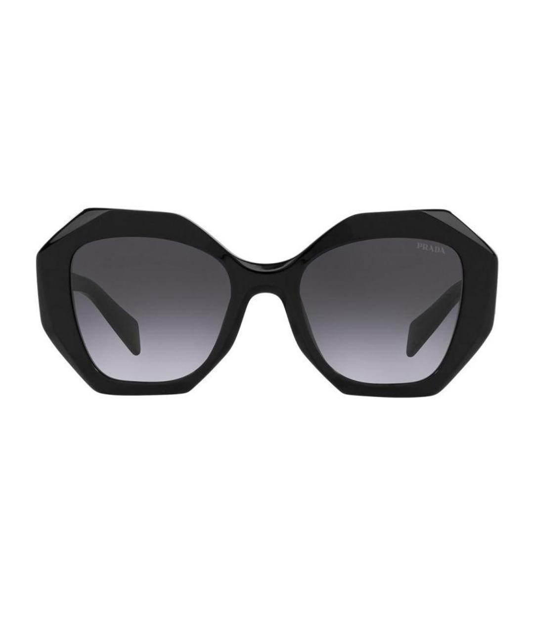 PRADA Черные пластиковые солнцезащитные очки, фото 3