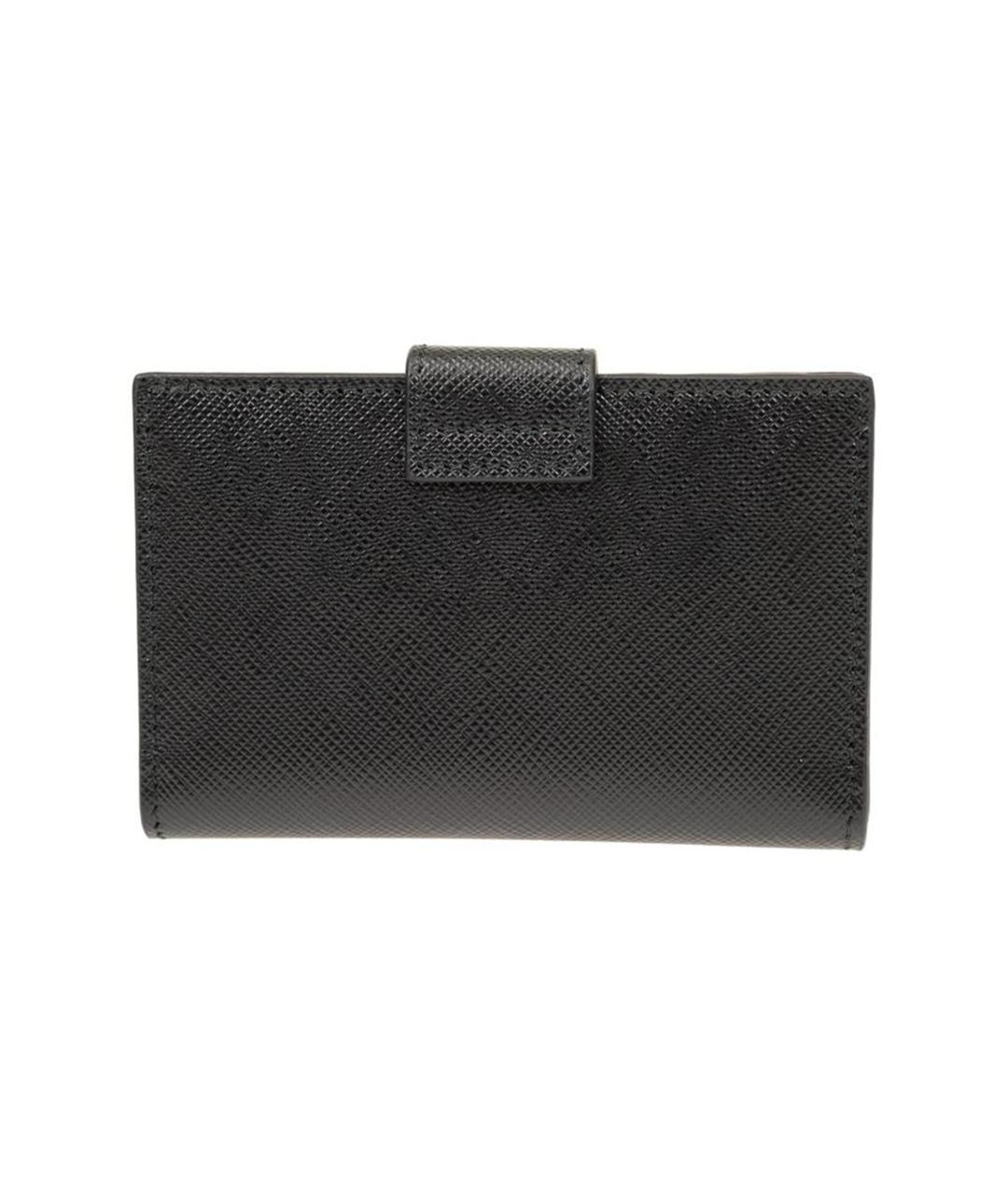 PRADA Черный кожаный кошелек, фото 3