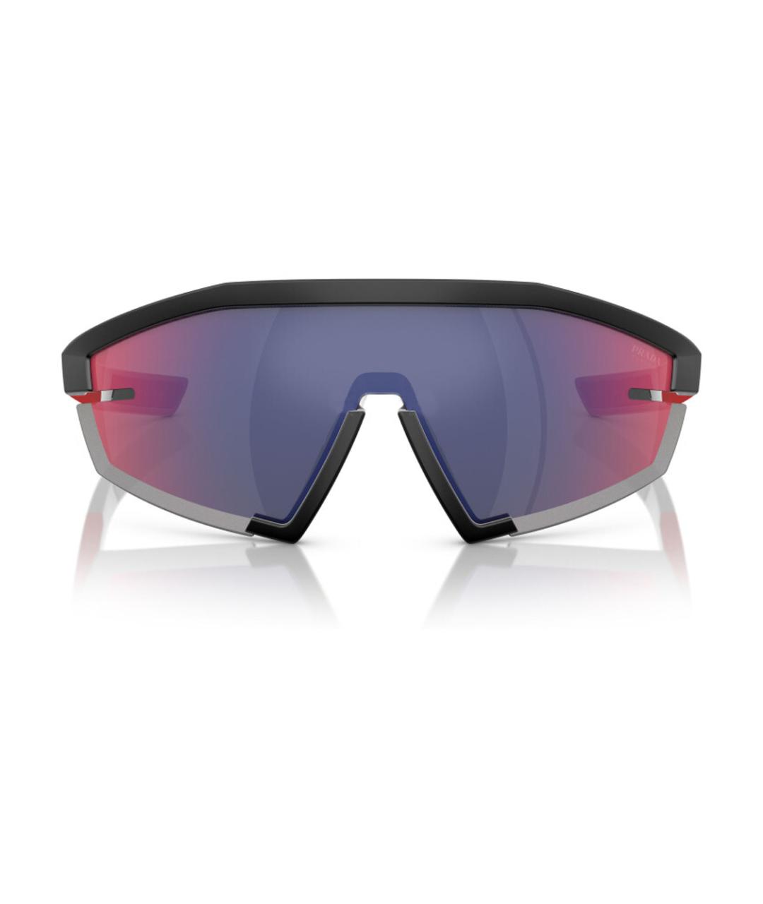 PRADA Черные пластиковые солнцезащитные очки, фото 4