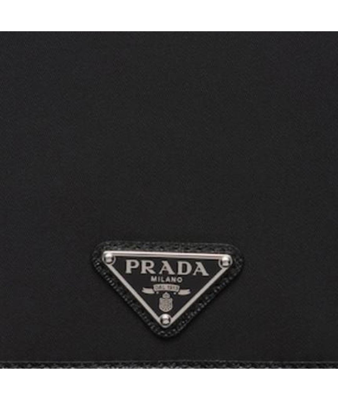 PRADA Черный кошелек, фото 5