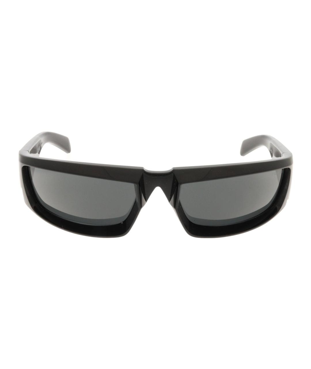 PRADA Черные пластиковые солнцезащитные очки, фото 2