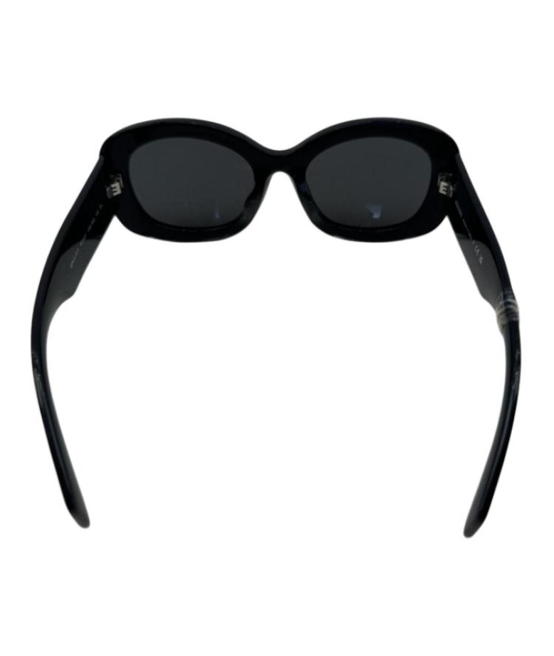 PRADA Черные пластиковые солнцезащитные очки, фото 3