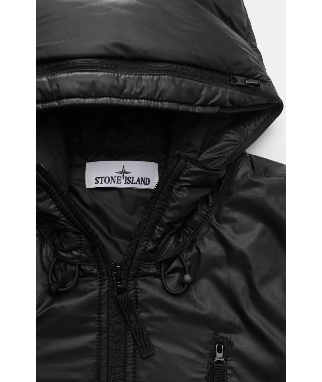 STONE ISLAND Черная куртка, фото 3