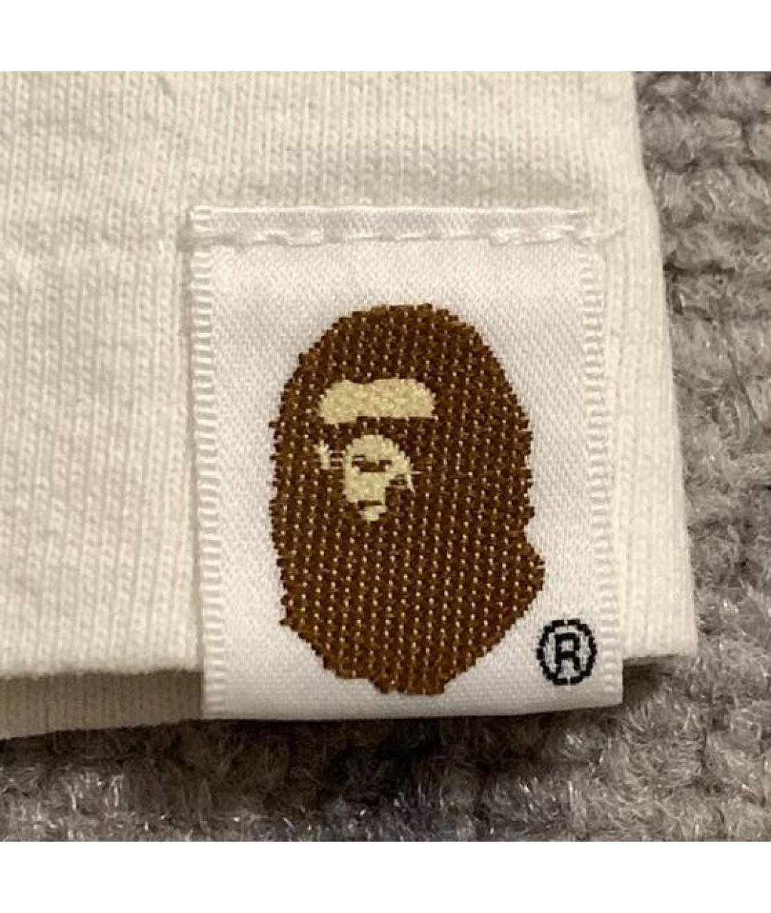 BAPE Белая хлопковая футболка, фото 6