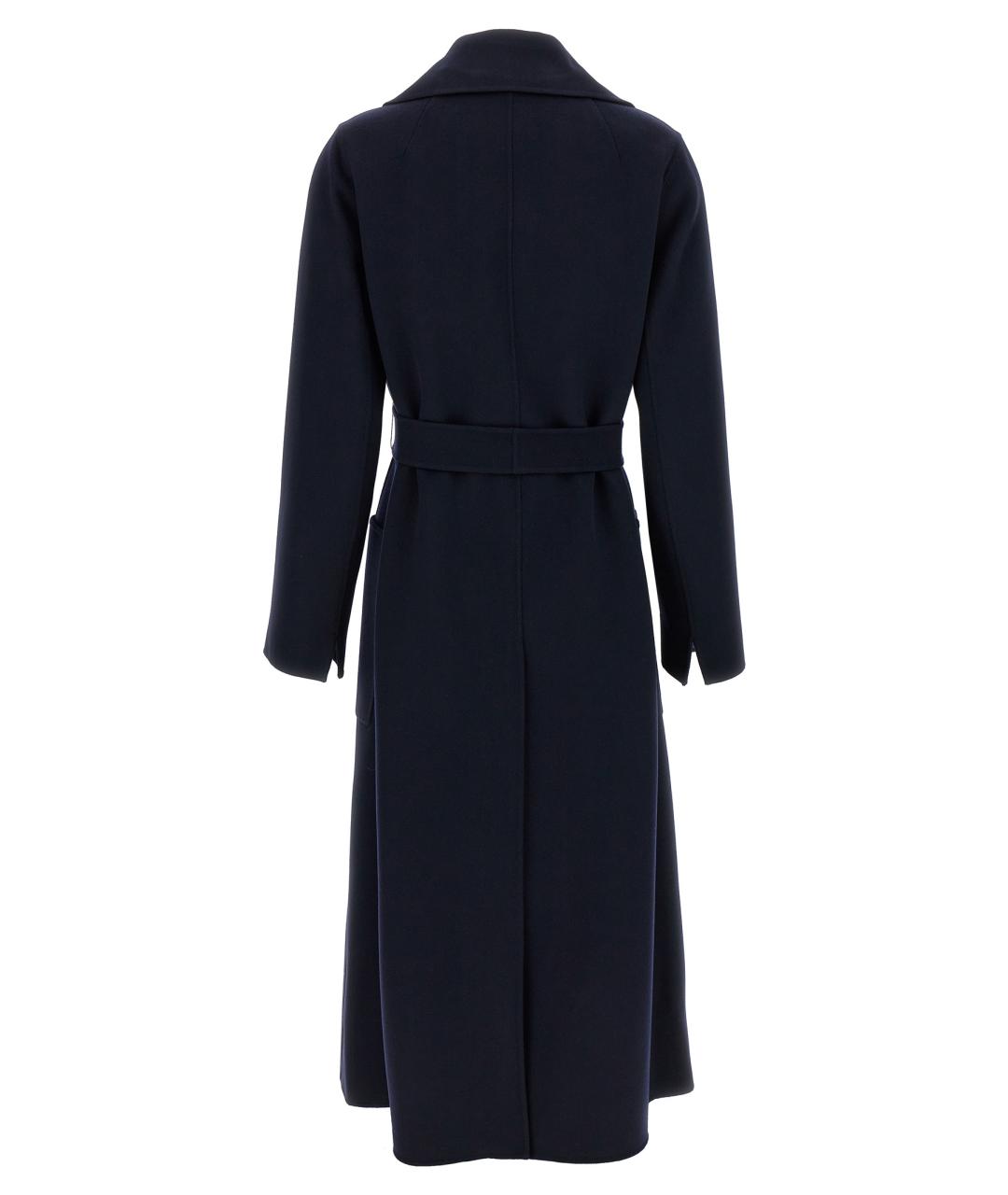 'S MAX MARA Синее шерстяное пальто, фото 2