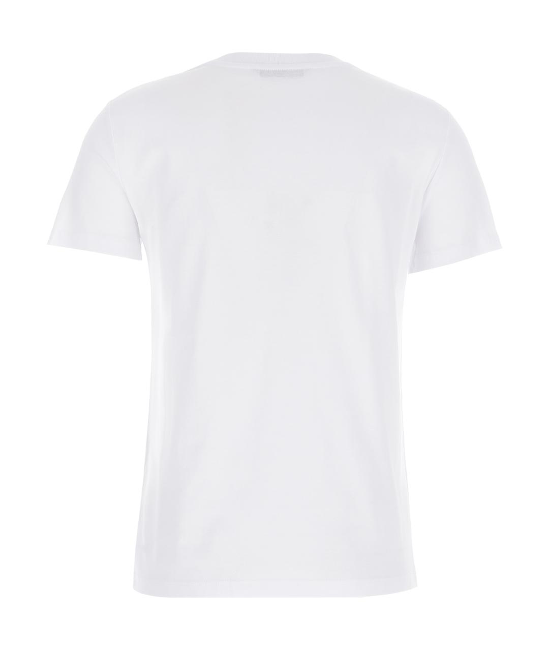 MAX MARA Белая хлопковая футболка, фото 2