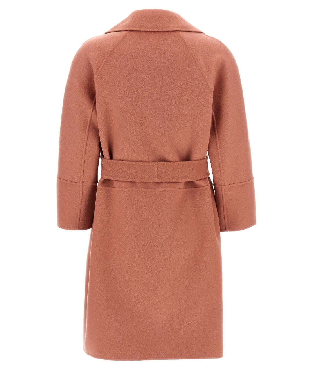 'S MAX MARA Розовое шерстяное пальто, фото 2