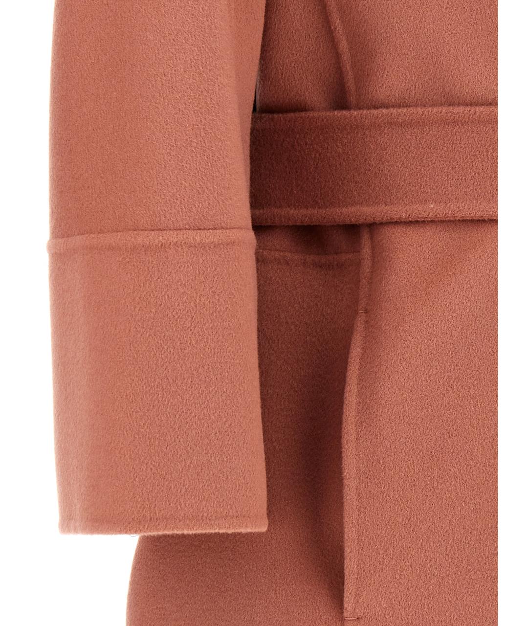 'S MAX MARA Розовое шерстяное пальто, фото 4