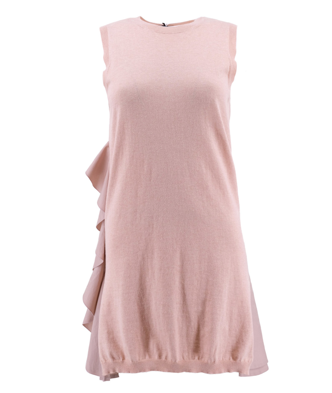 MIU MIU Розовое хлопковое повседневное платье, фото 1