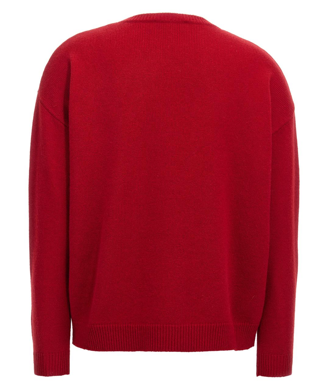 MAX MARA Красный шерстяной джемпер / свитер, фото 2