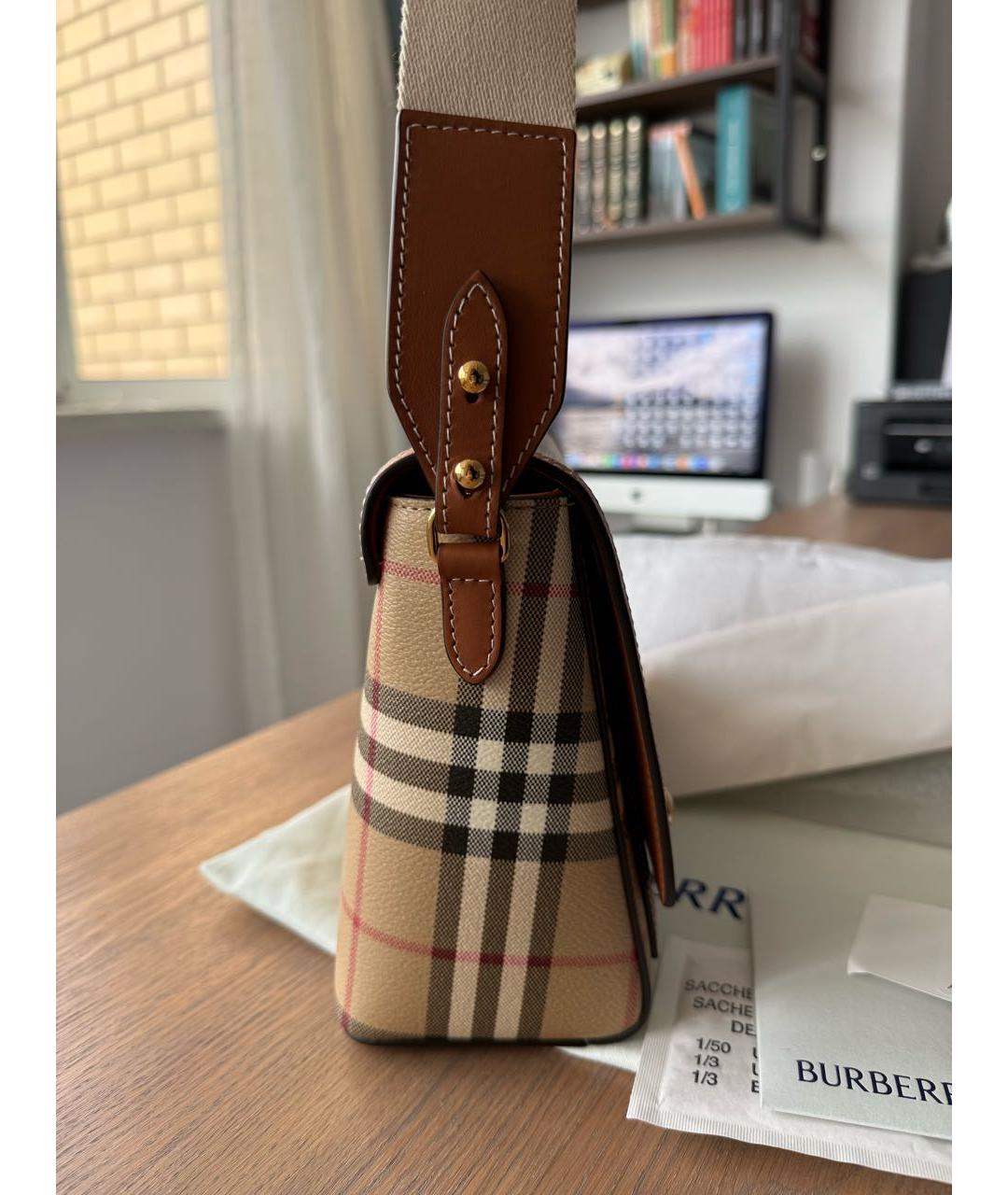 BURBERRY Мульти кожаная сумка через плечо, фото 2