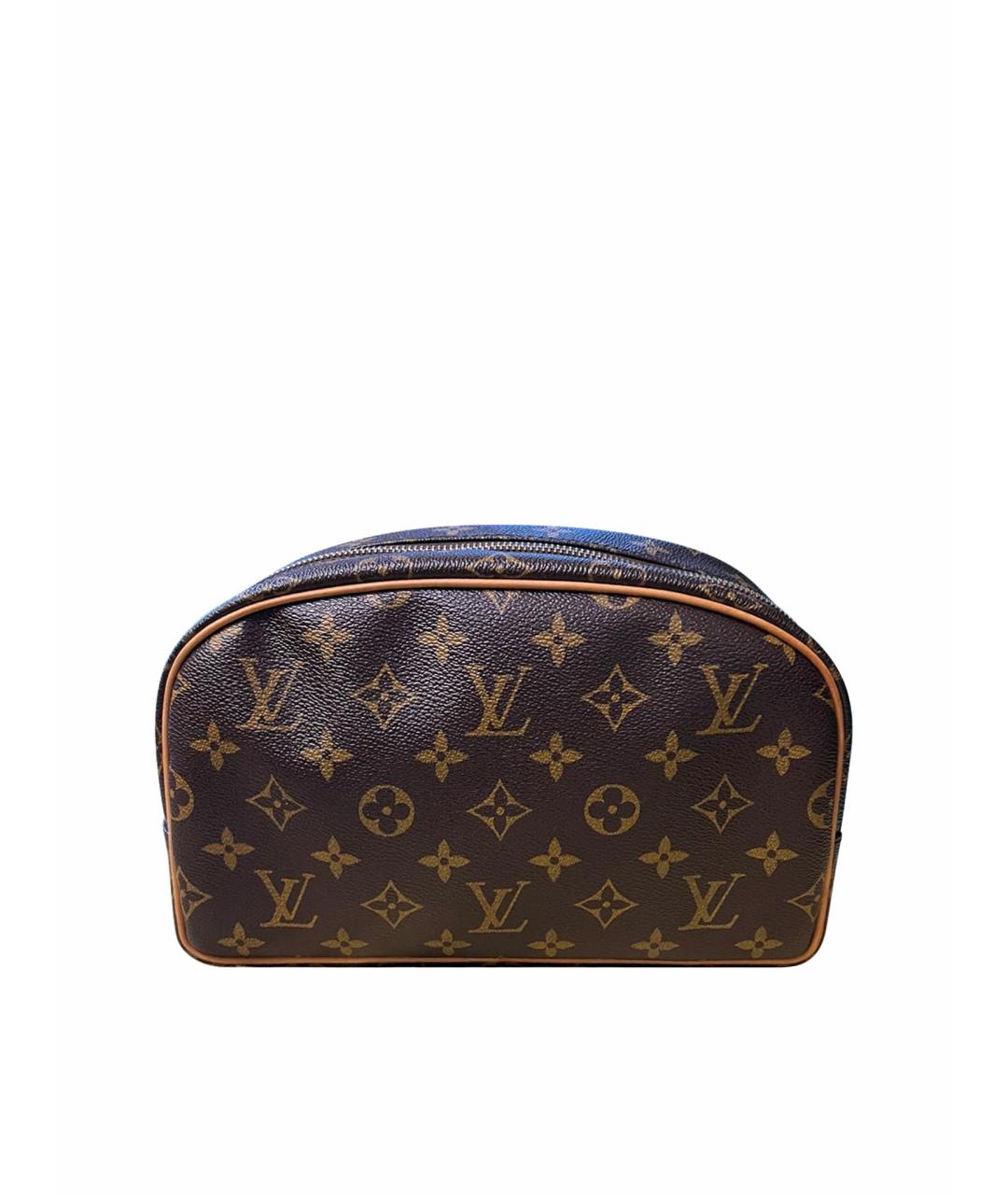 LOUIS VUITTON Коричневая косметичка, фото 1