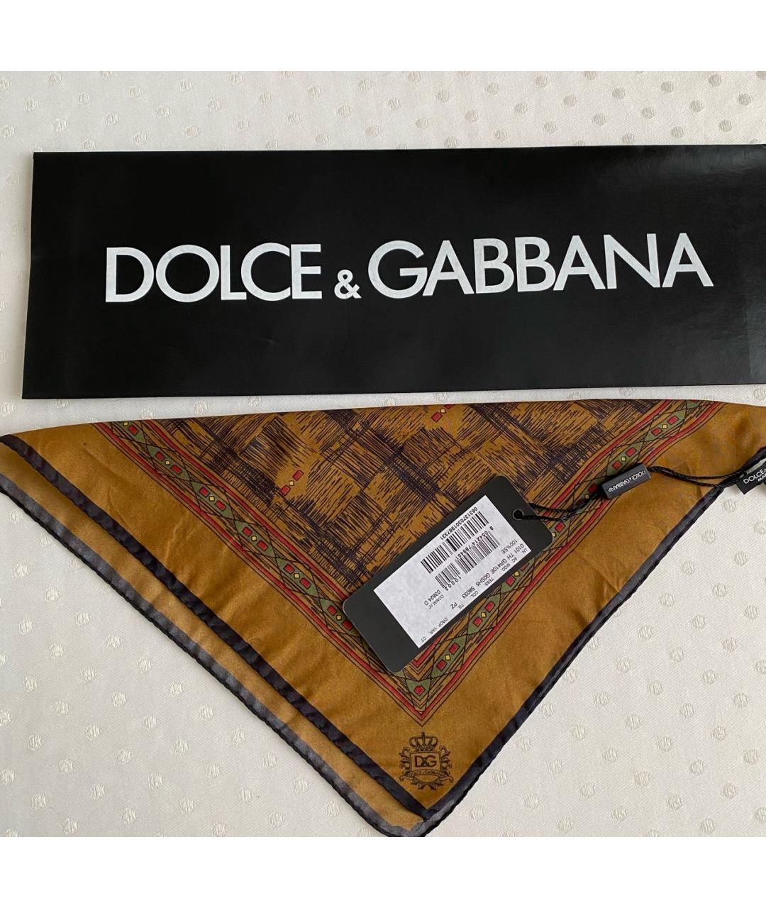 DOLCE&GABBANA Шелковый платок, фото 3