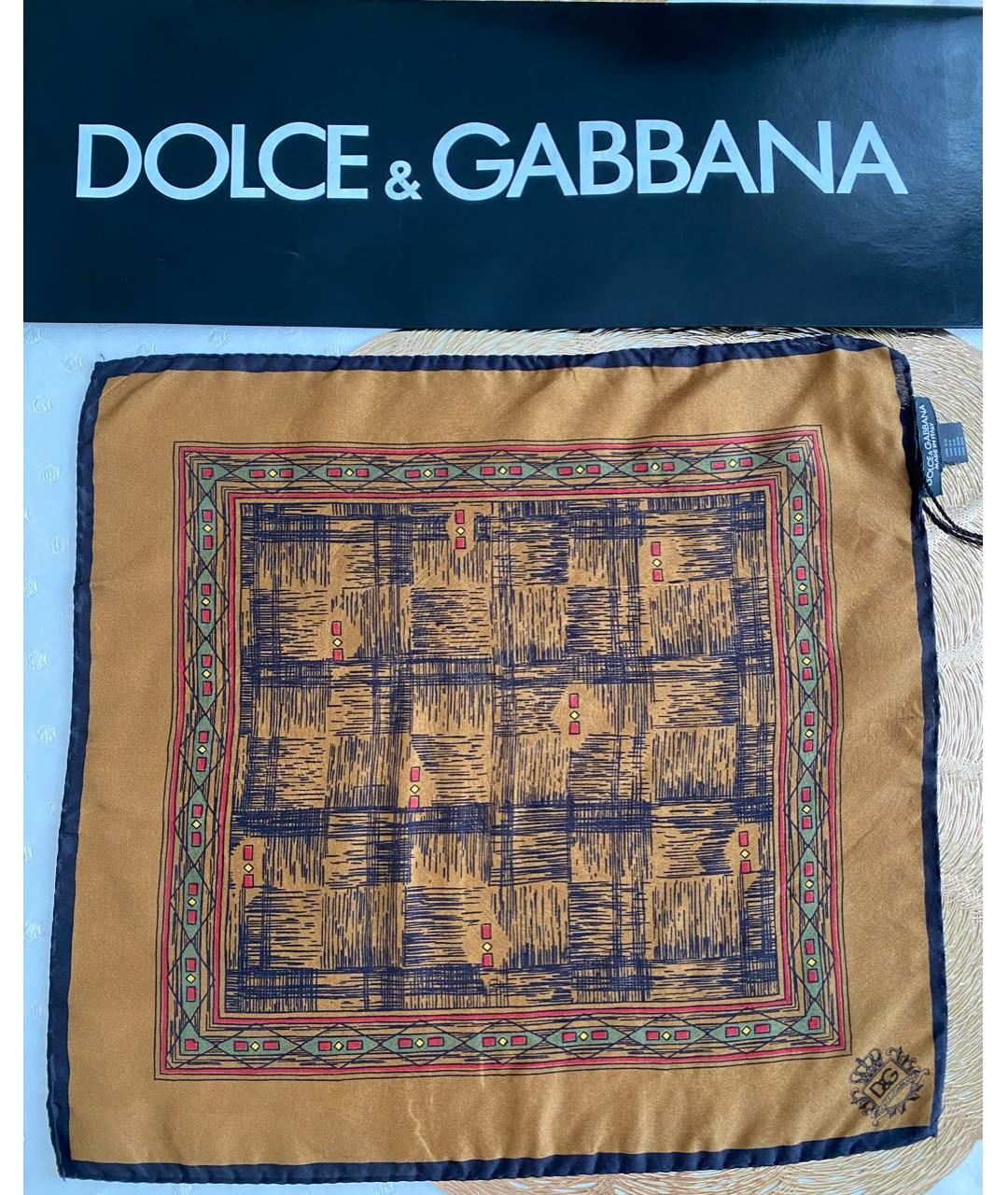 DOLCE&GABBANA Шелковый платок, фото 7