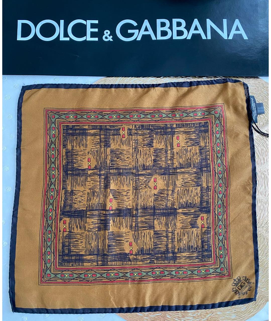 DOLCE&GABBANA Шелковый платок, фото 5