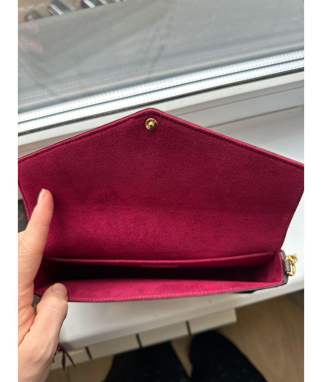 LOUIS VUITTON Коричневая сумка через плечо, фото 4