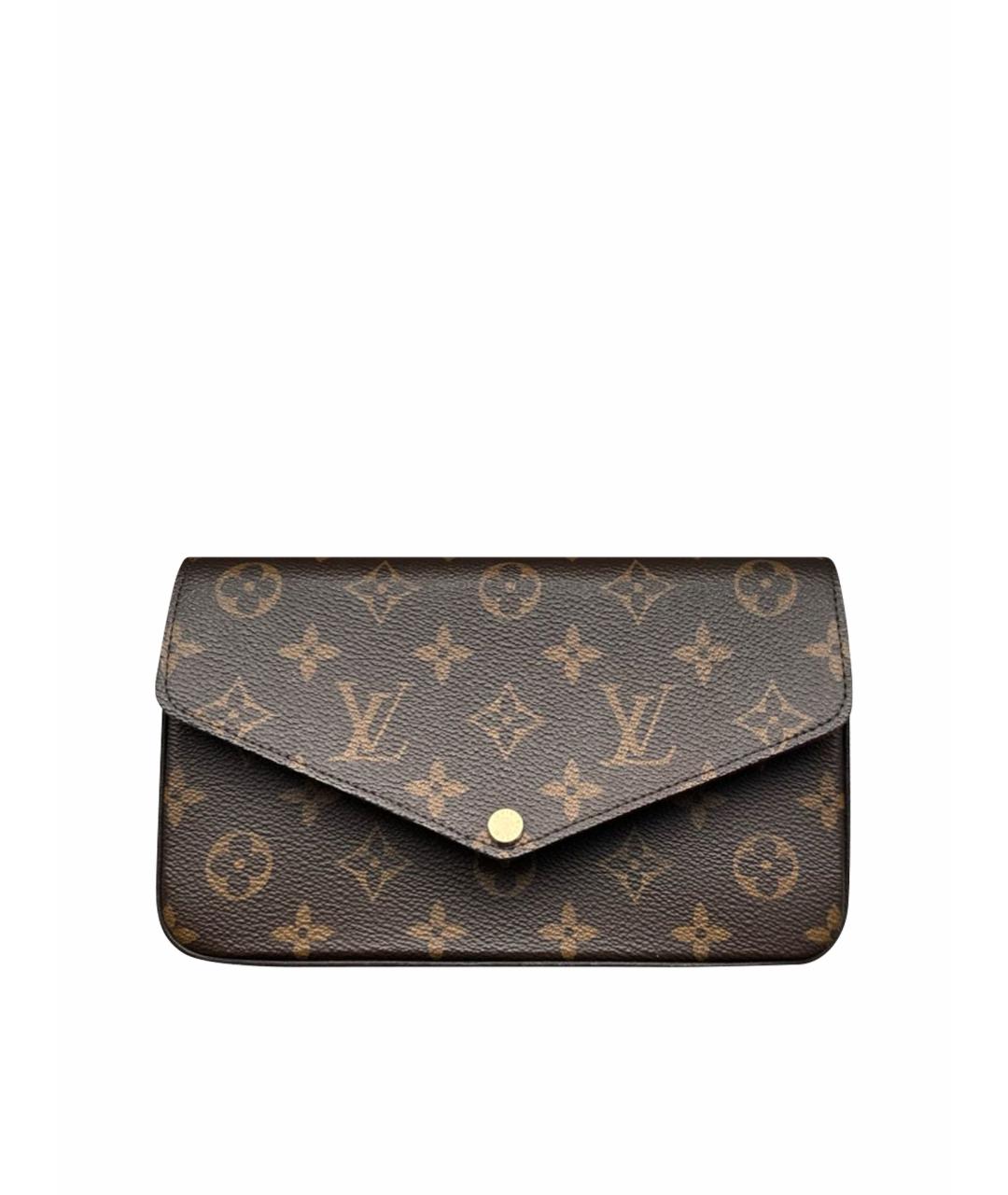 LOUIS VUITTON Коричневая сумка через плечо, фото 1