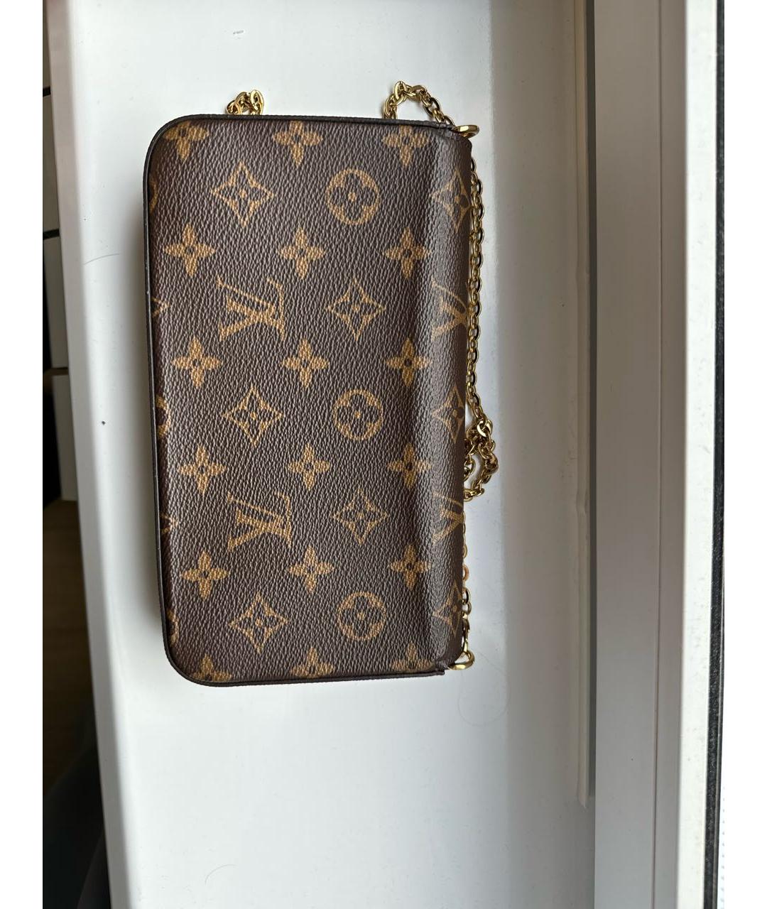 LOUIS VUITTON Коричневая сумка через плечо, фото 2