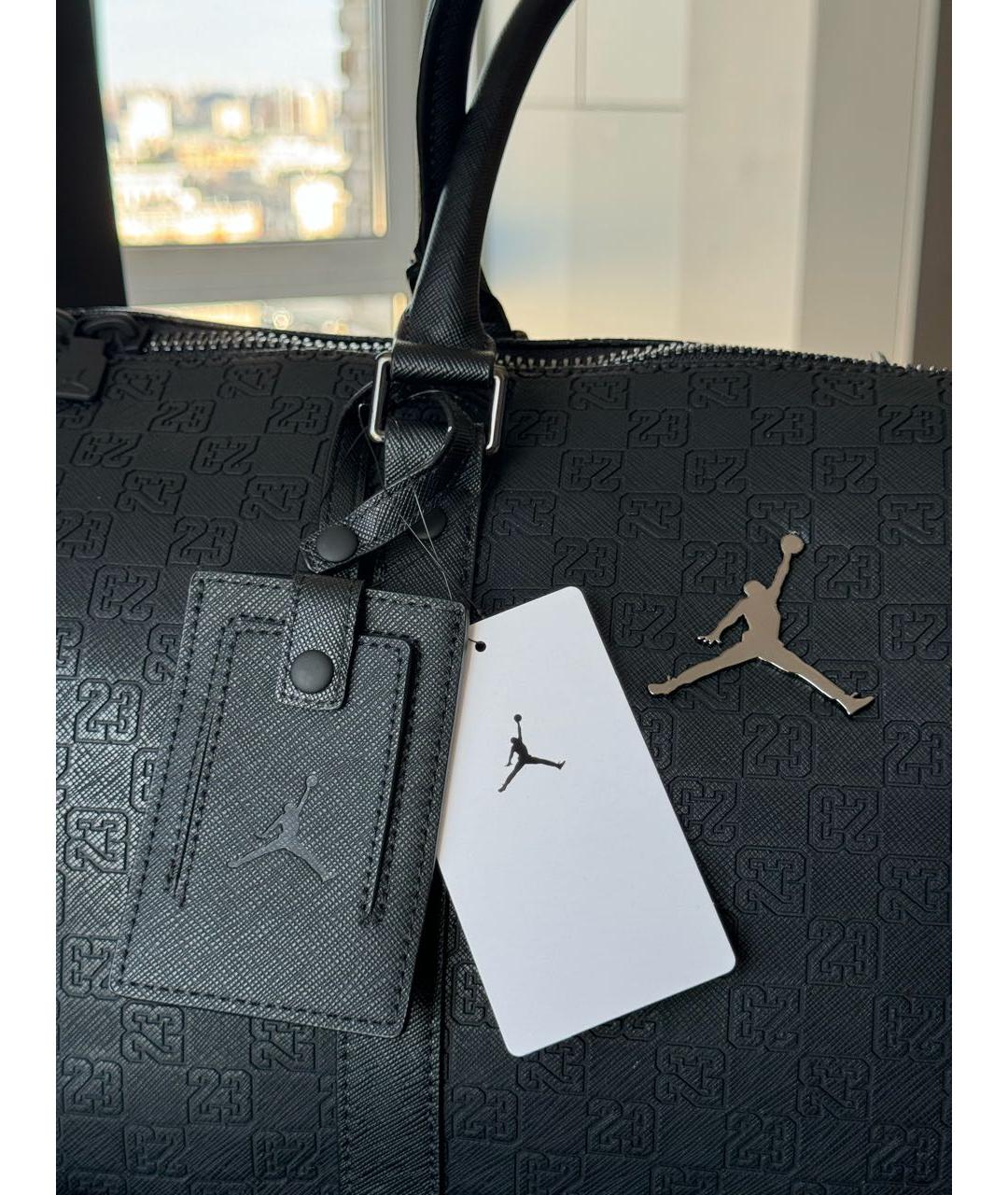 JORDAN Черная дорожная/спортивная сумка, фото 3