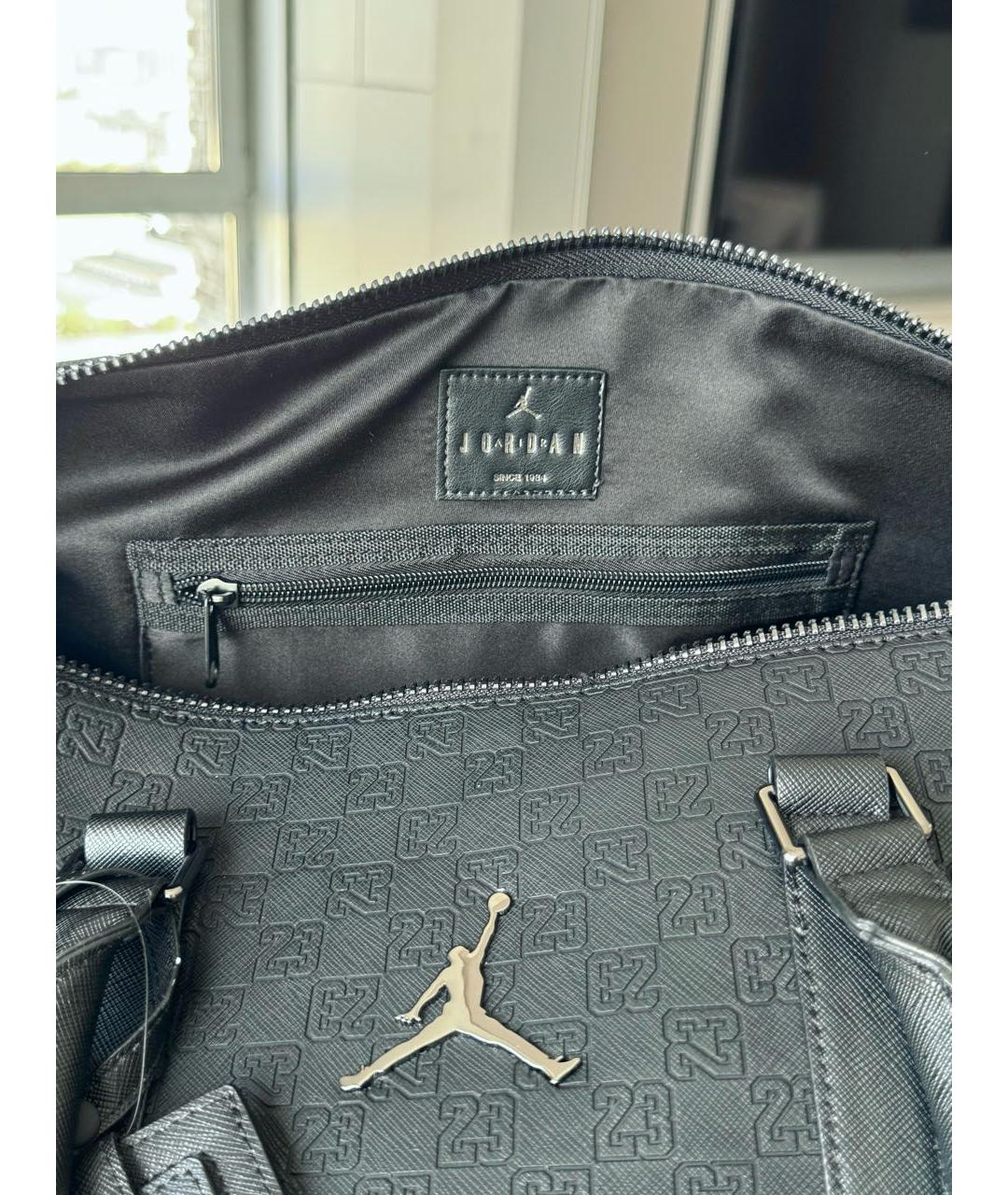 JORDAN Черная дорожная/спортивная сумка, фото 6