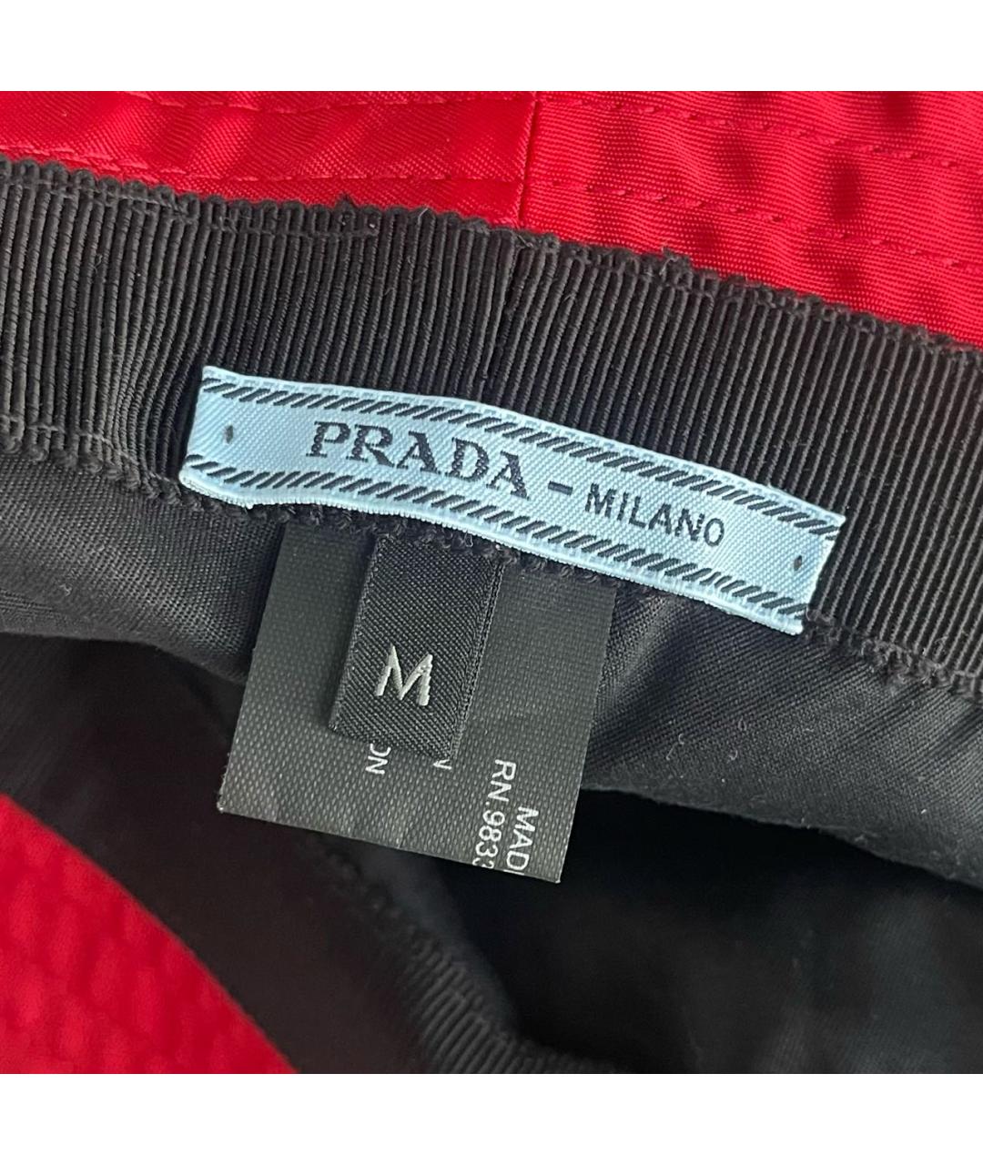 PRADA Красная шляпа, фото 6