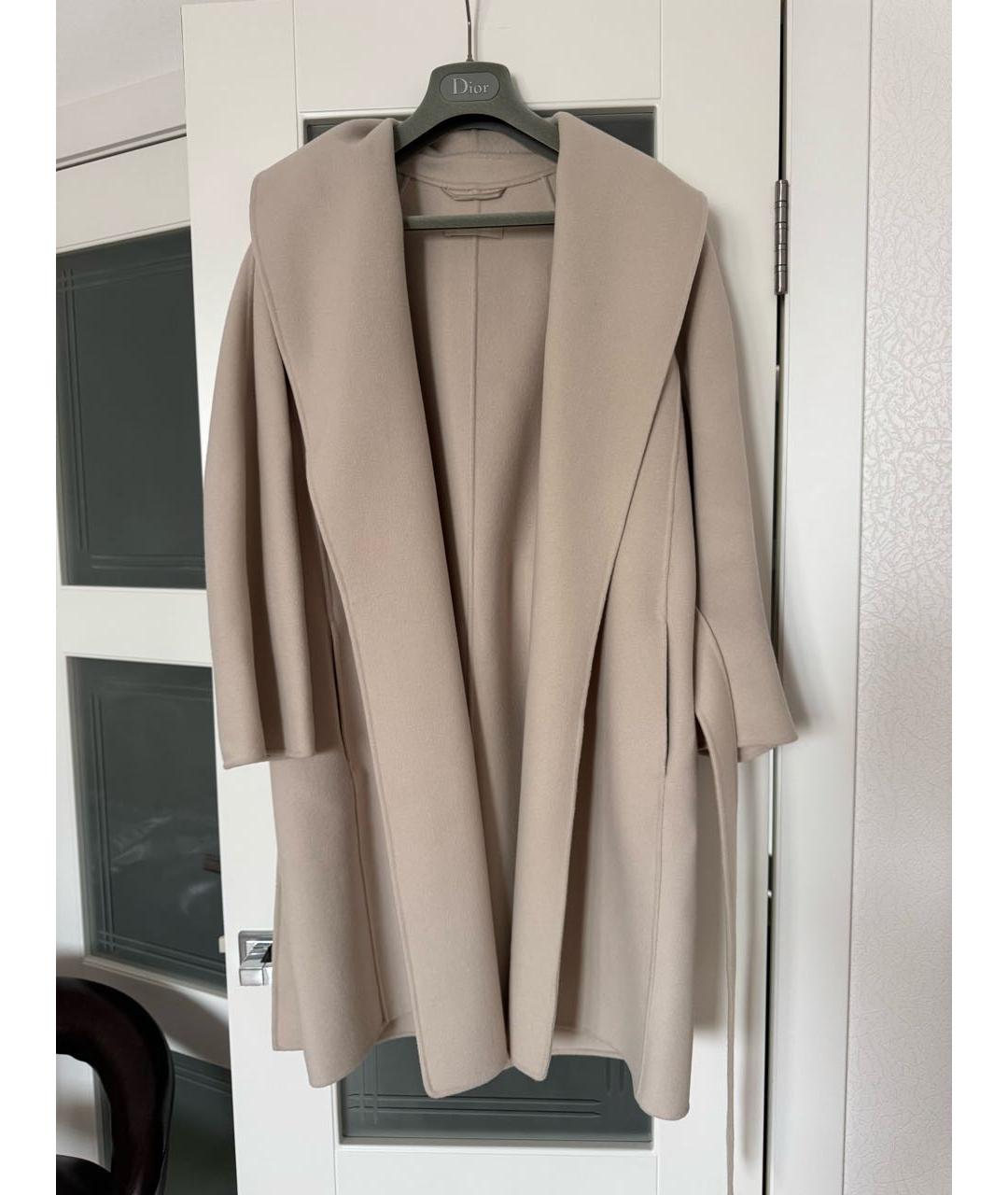 MAX MARA Серое шерстяное пальто, фото 2