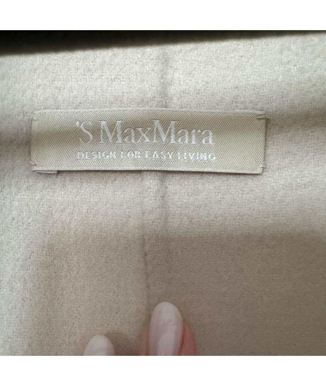 MAX MARA Серое шерстяное пальто, фото 3
