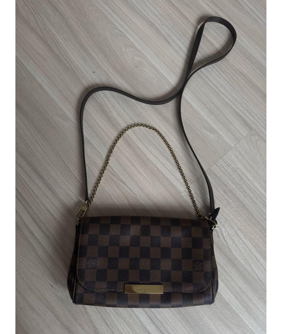 LOUIS VUITTON Коричневая сумка через плечо, фото 9