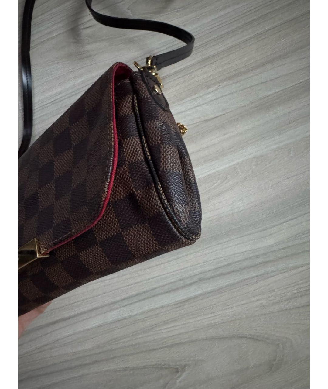 LOUIS VUITTON Коричневая сумка через плечо, фото 3