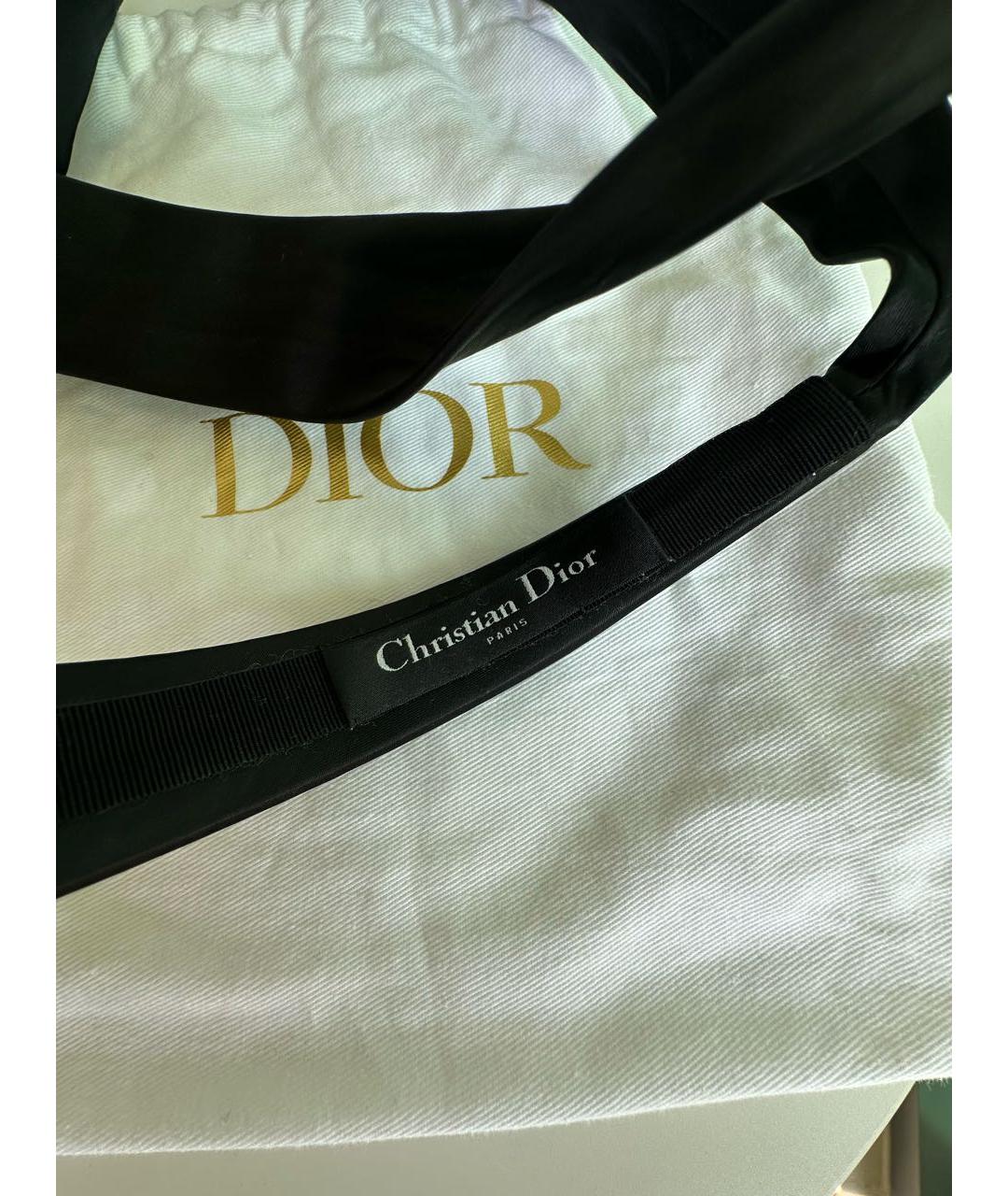 CHRISTIAN DIOR Черный ободок, фото 6