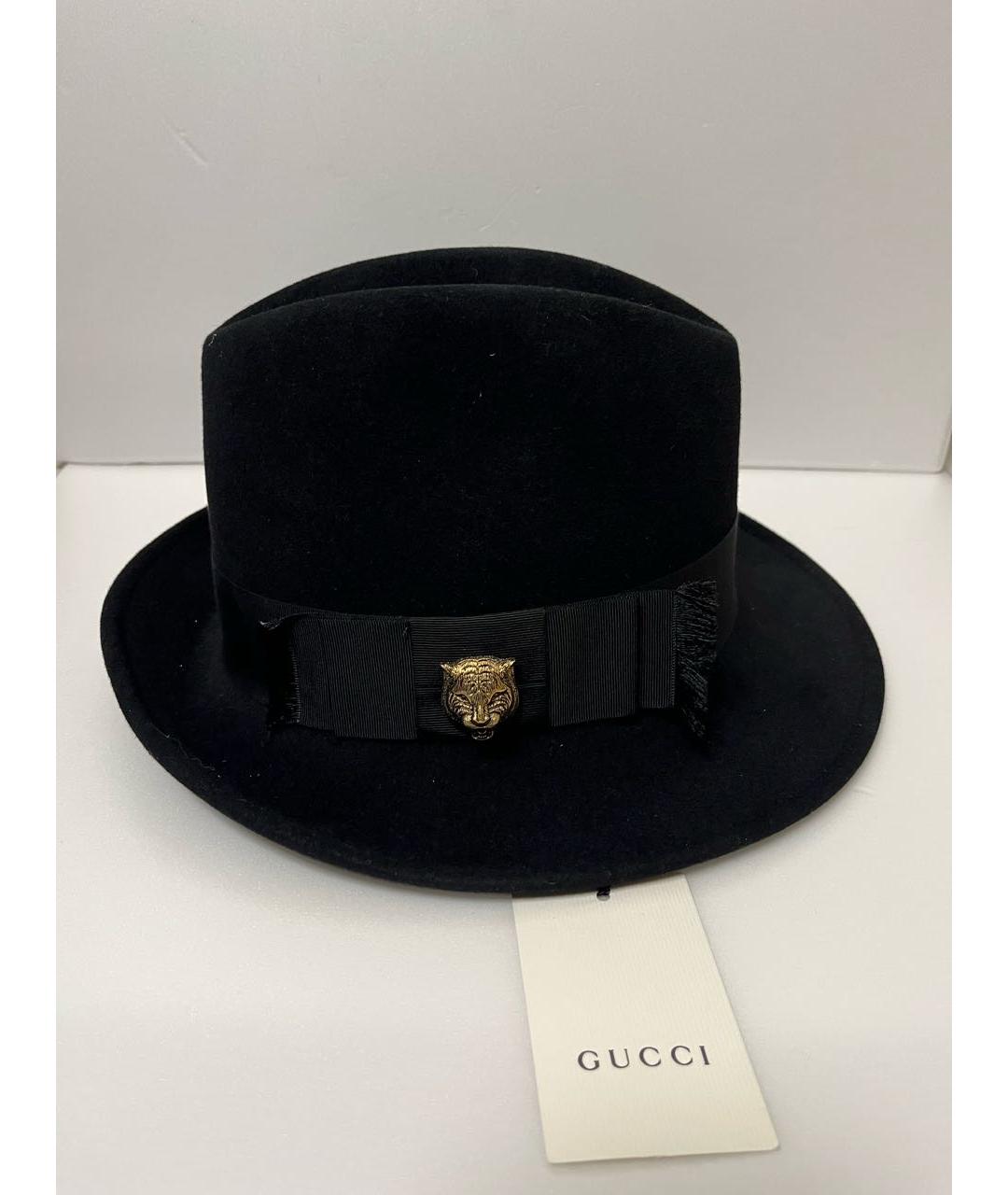 GUCCI Черная шляпа, фото 7