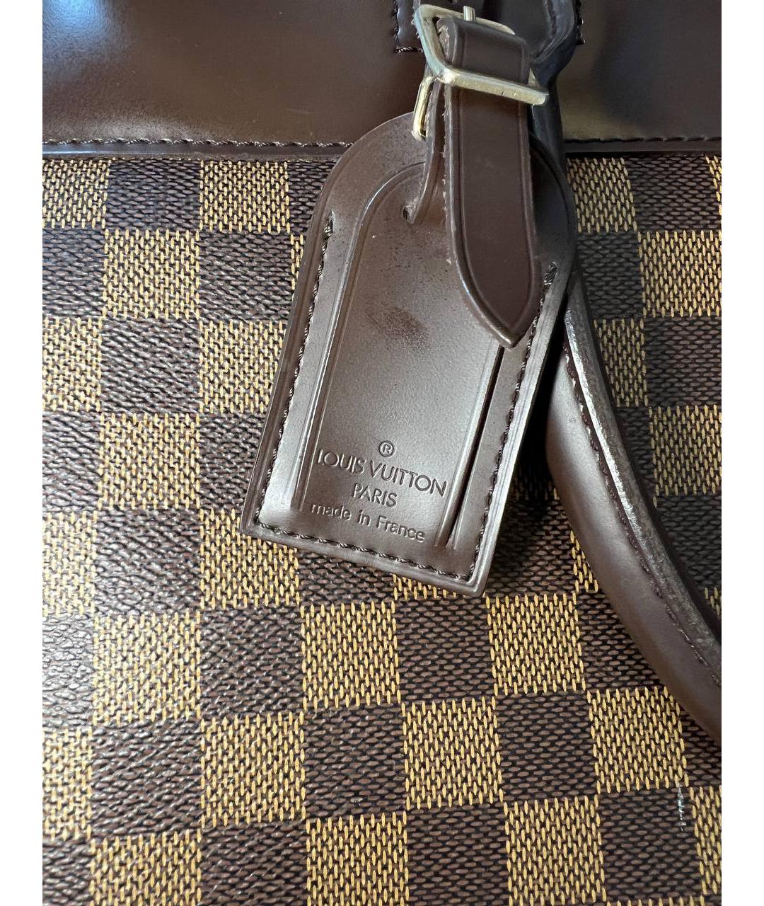 LOUIS VUITTON Коричневая дорожная/спортивная сумка, фото 9